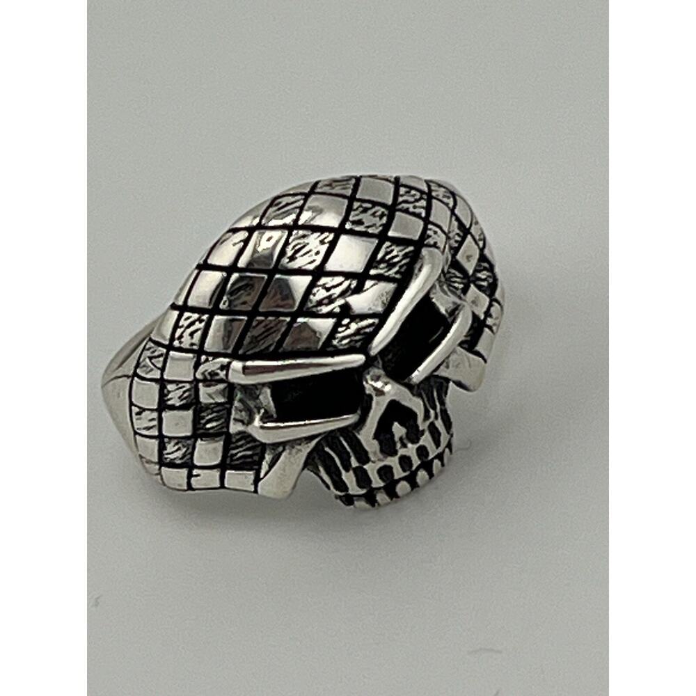 Skull Men’s Sterling Silver 925 Ring Size 9 - Picture 7 of 12